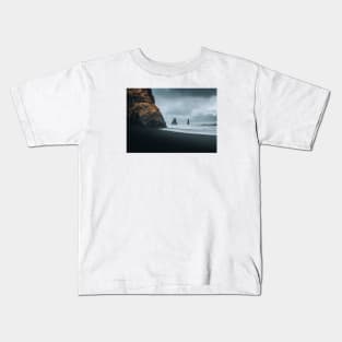 Black Sand Beach 2 Kids T-Shirt